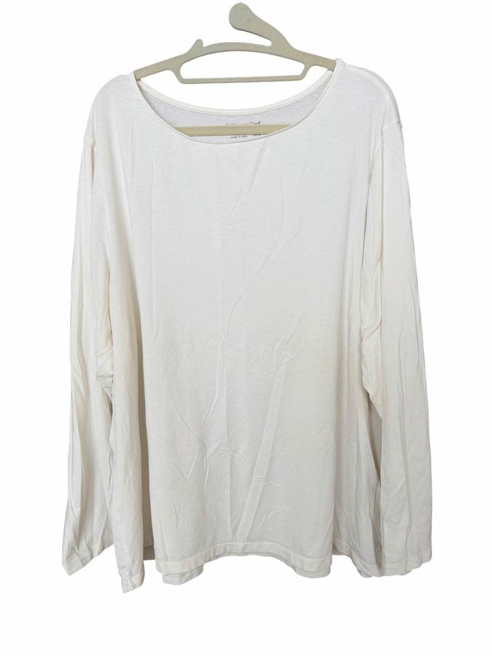 Coldwater Creek Long Sleeve Scoop Neck Tissue Tee 3X